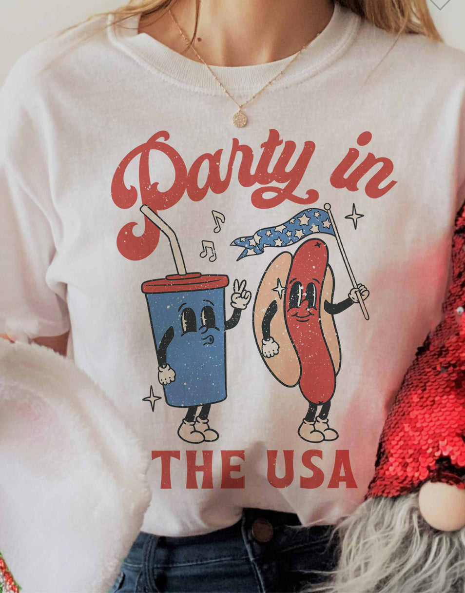 PARTY IN THE USA Tee - Jade Creek Boutique