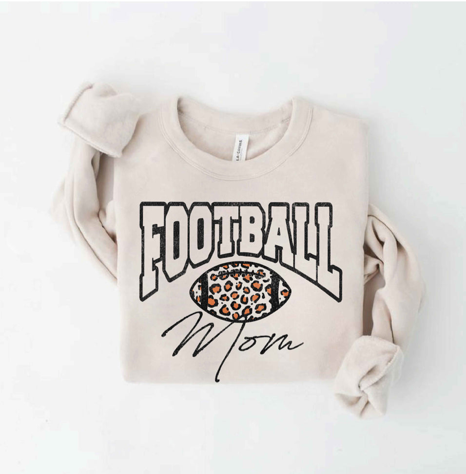Leopard FOOTBALL Pullover, Two Colors - Jade Creek Boutique