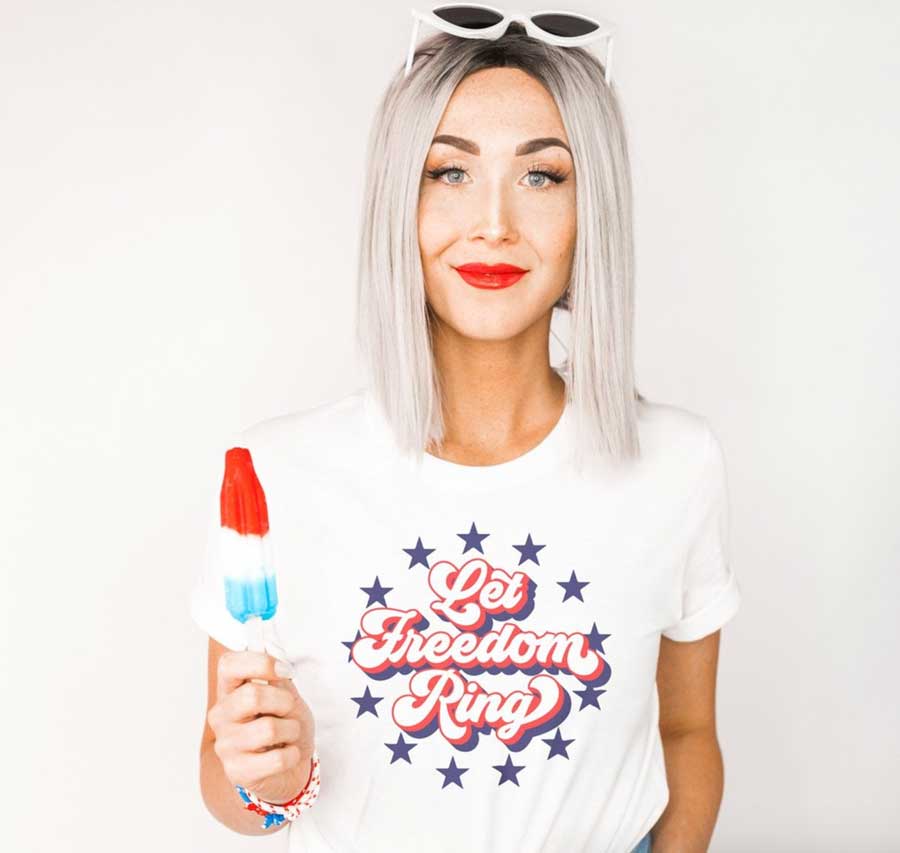 Let Freedom Ring Graphic Tee - Jade Creek Boutique