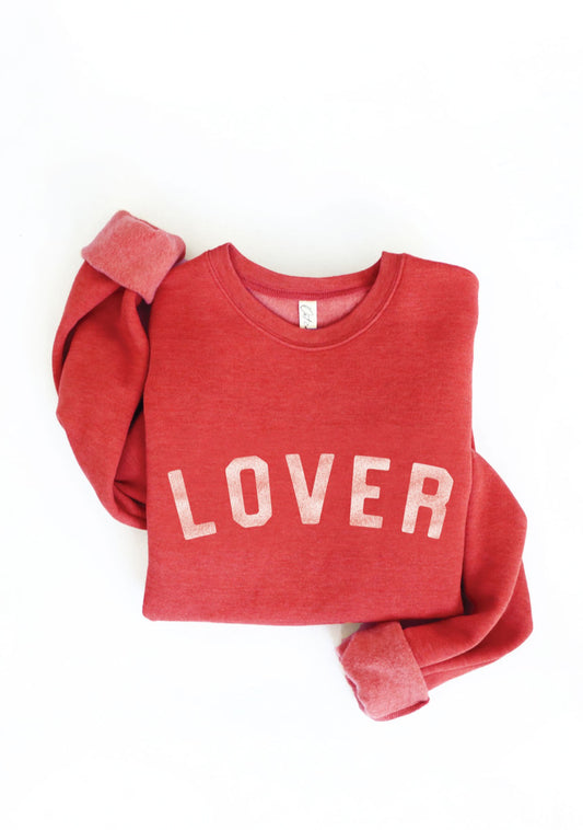 LOVER Cloud Spun Sweatshirt, Two Colors - Jade Creek Boutique