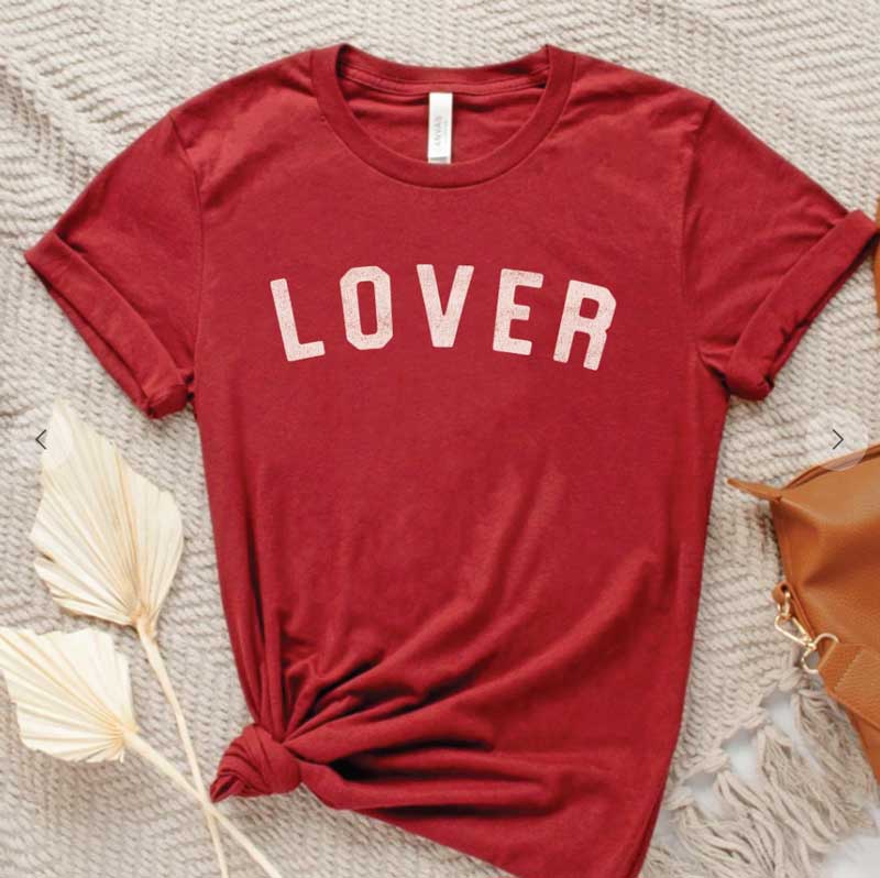 LOVER Graphic Tee, Two Colors - Jade Creek Boutique