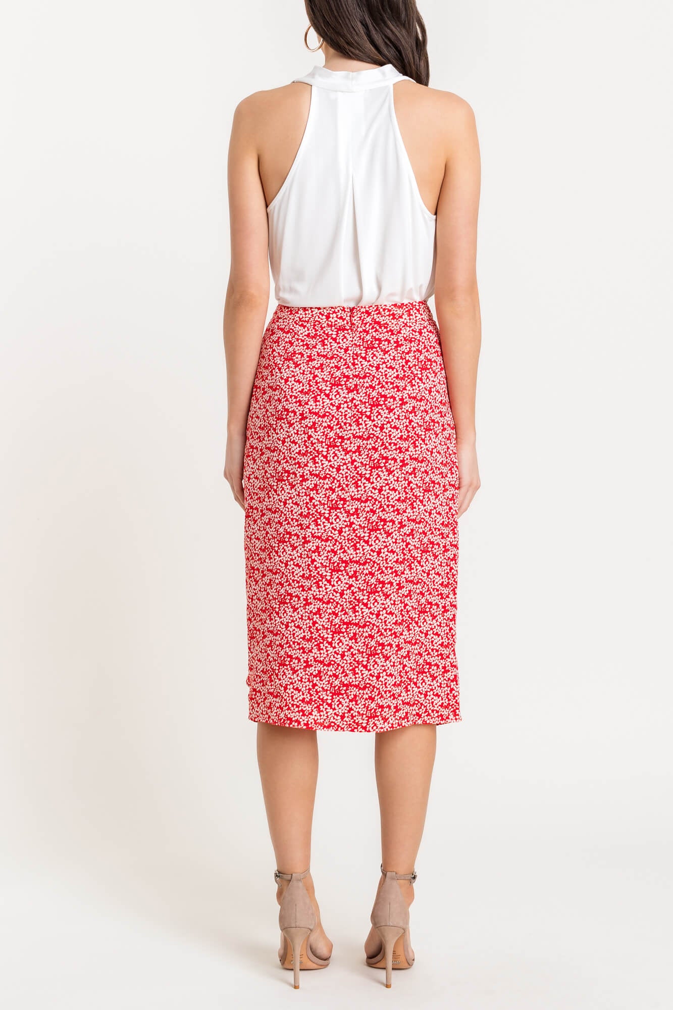 Side Split Floral Ruffle Skirt - RESORT COLLECTION - Jade Creek Boutique