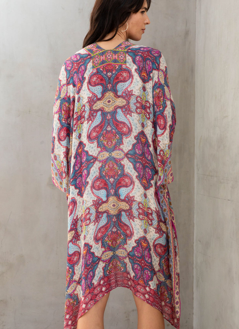 Paisley Print Kimono - Jade Creek Boutique