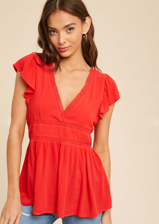 Cherry on Top Boho Babydoll - Jade Creek Boutique