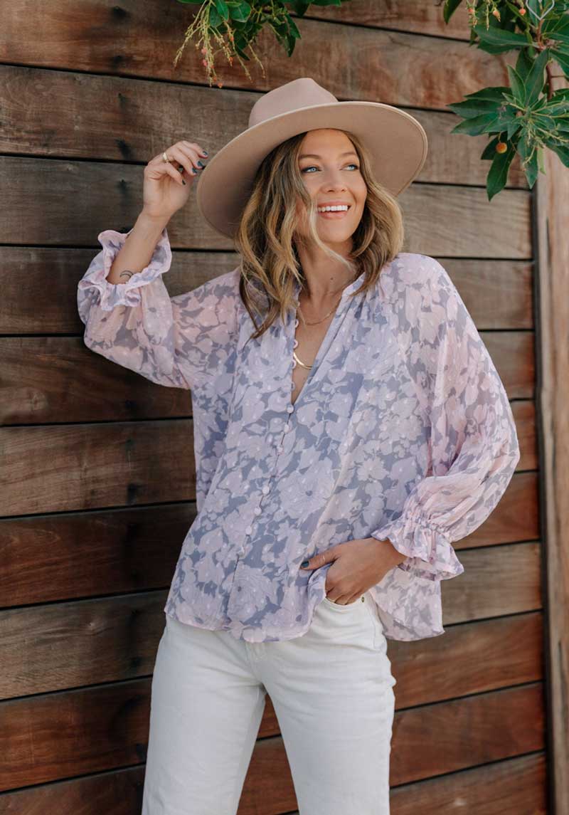 Blushing Romance Lace Top - Jade Creek Boutique