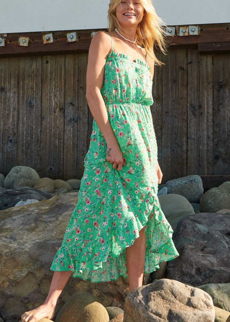 Mint Julep Floral Print Dress - Jade Creek Boutique